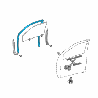 OEM 2006 Scion xA Run Channel Diagram - 68141-52100