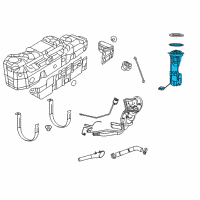 OEM Ram 1500 Classic Module-Fuel Pump/Level Unit Diagram - 68217575AE