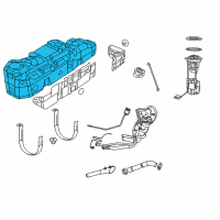 OEM 2017 Ram 1500 Fuel Tank Diagram - 68161406AF