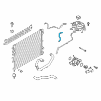 OEM 2015 Ford Edge Reservoir Hose Diagram - F2GZ-8C289-D