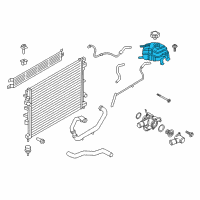 OEM 2016 Ford Edge Reservoir Diagram - F2GZ-8A080-A