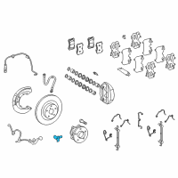 OEM Lexus IS250 Sensor, Speed, Front RH Diagram - 89542-30270