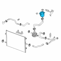 OEM 2019 Chevrolet Malibu Reservoir Diagram - 42439124