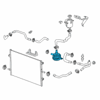 OEM 2019 Chevrolet Malibu Auxiliary Pump Diagram - 13596217