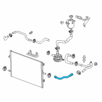 OEM 2018 Chevrolet Malibu Upper Hose Diagram - 84021226