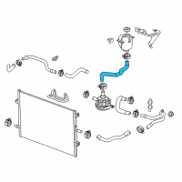 OEM Chevrolet Malibu Inlet Hose Diagram - 84086183