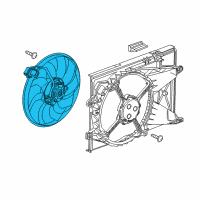 OEM Chevrolet Sonic Fan Blade Diagram - 95391502