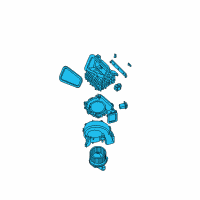 OEM 2020 Nissan NV1500 Blower Assembly-Air Conditioner Diagram - 27210-1PA0A