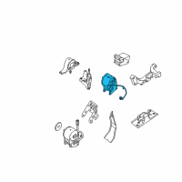 OEM 2004 Nissan Maxima Engine Mounting, Rear Diagram - 11320-8Y101