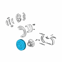 OEM Ford Excursion Rotor Diagram - YC3Z-2C026-BB