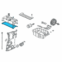 OEM 2005 Honda Element Gasket Set, Head Cover Diagram - 12030-RAA-A01