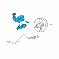 OEM Chevrolet Cobalt Cylinder Asm-Brake Master Diagram - 15857886