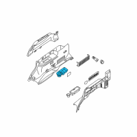 OEM 2012 Nissan Pathfinder Cup Holder Diagram - 84957-EA502