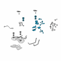 OEM Acura TL Module Set, Fuel Pump Diagram - 17045-TK5-A02