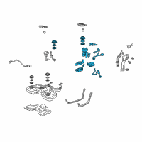 OEM 2010 Acura TL Module Set, Fuel Pump Diagram - 17045-TK5-A02