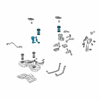 OEM 2009 Acura TL Sub-Pump Assembly, Fuel Diagram - 17049-TK5-A00