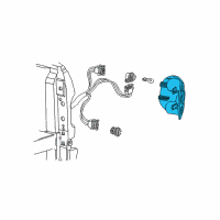 OEM 1997 Ford F-150 Tail Lamp Assembly Diagram - F85Z-13404-BA