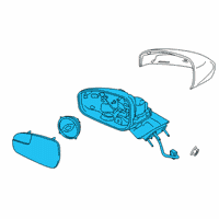 OEM 2019 Ford SSV Plug-In Hybrid Mirror Assembly Diagram - JS7Z-17683-BB