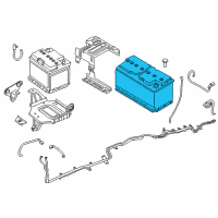 OEM 2020 BMW X3 Original Bmw Agm-Battery Diagram - 61-21-7-555-719