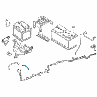 OEM BMW X3 Negative Battery Cable Diagram - 61-12-6-839-819