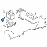 OEM BMW X4 Battery Carriers Diagram - 61219117798