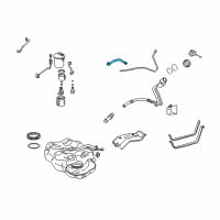 OEM Lexus Hose Sub-Assy, Fuel Tank Vent Diagram - 77404-75010