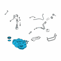 OEM 2012 Lexus HS250h Fuel Tank Sub-Assembly Diagram - 77001-75060