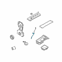 OEM 2010 Nissan Altima Guide-Oil Level Gauge Diagram - 11150-JA00A