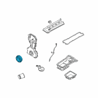 OEM Nissan Sentra Pulley-Crankshaft Diagram - 12303-JA00A