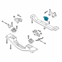 OEM 2017 Ford Transit-350 Transmission Mount Diagram - CK4Z-6068-D