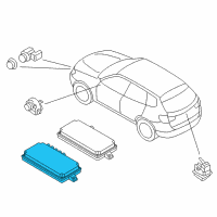 OEM 2016 BMW X5 CONTROL UNIT FOR SURROUND-VI Diagram - 66-53-9-461-604