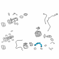 OEM 2022 Ford F-250 Super Duty EGR Tube Diagram - LC3Z-9E469-A