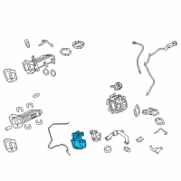 OEM 2018 Ford F-250 Super Duty EGR Valve Diagram - HC3Z-9D475-C