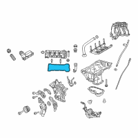 OEM 2019 Jeep Wrangler Gasket-Cylinder Head Cover Diagram - 4893804AB