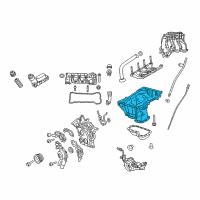 OEM 2019 Jeep Grand Cherokee Pan-Oil Diagram - 68249490AC