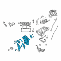 OEM 2019 Jeep Grand Cherokee Cover-Chain Case Diagram - 4893935AF