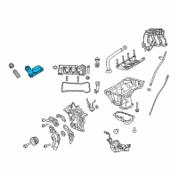 OEM 2022 Jeep Wrangler Engine Oil Filter Diagram - 68365931AD