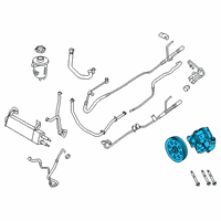 OEM 2020 Ford F-250 Super Duty Power Steering Pump Diagram - HC3Z-3A674-K