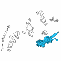 OEM 2016 Lexus NX300h Column Sub-Assembly, Electrical Diagram - 4520A-78010