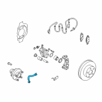 OEM 2007 Infiniti G35 Hose Assy-Brake Diagram - 46210-JL41A