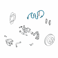 OEM Infiniti Sensor Assembly-Anti SKID Front Diagram - 47910-1NF0A