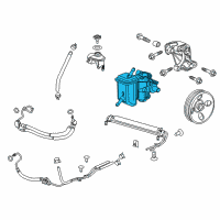 OEM Chevrolet Impala Limited Power Steering Pump Diagram - 84988715