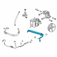 OEM Chevrolet Impala Power Steering Cooler Diagram - 22846972