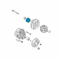 OEM 2021 Hyundai Veloster N Pulley-Generator Diagram - 37321-2GPD0