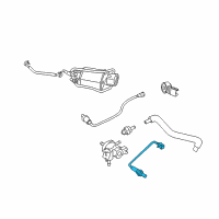 OEM 2009 Toyota Corolla Rear Oxygen Sensor Diagram - 89465-02340