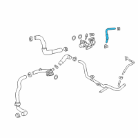 OEM 2020 Toyota Highlander By-Pass Hose Diagram - 16264-0P020