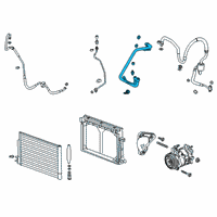 OEM Buick LaCrosse Suction Hose Diagram - 84394082