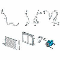 OEM 2019 Buick LaCrosse Compressor Diagram - 84308415