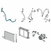 OEM 2018 Buick LaCrosse Liquid Hose Diagram - 84421269