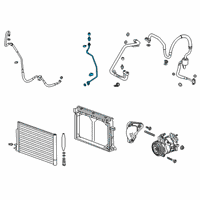 OEM 2019 Buick LaCrosse AC Tube Diagram - 84421268